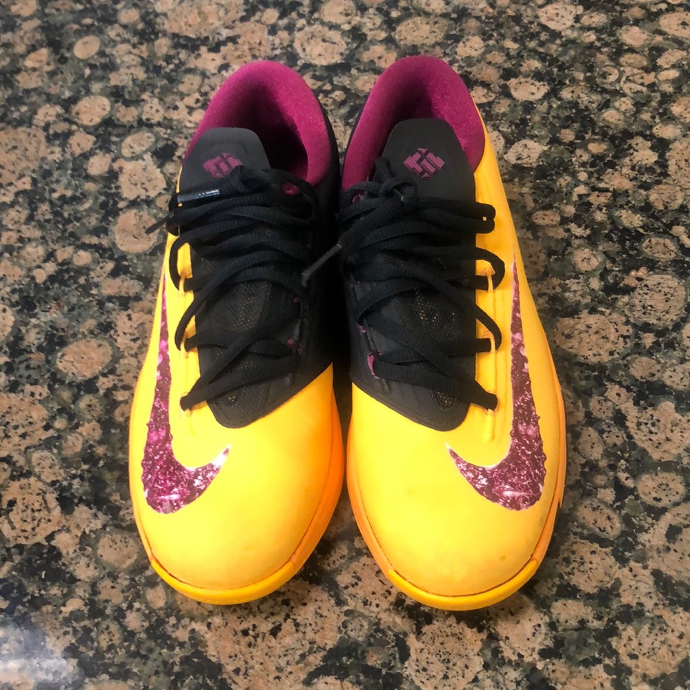 Nike KD peanut butter and jelly kids sneakers